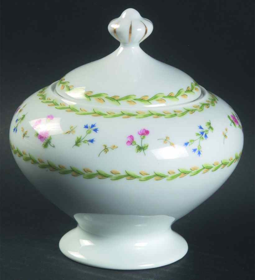 Poe Sugar Bowl & Lid by Bernardaud-1