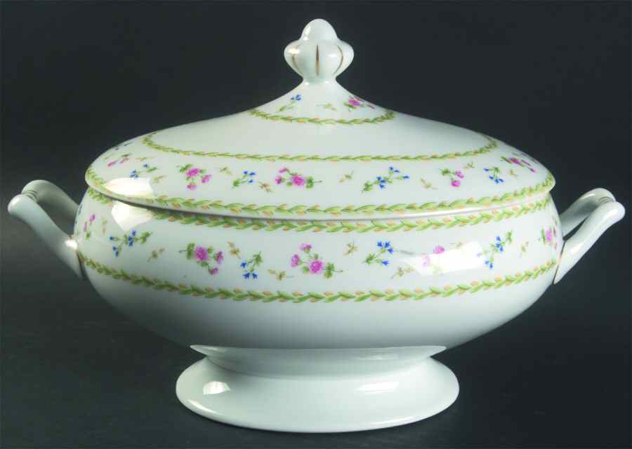 Poe Oval Covered Vegetable by Bernardaud-1