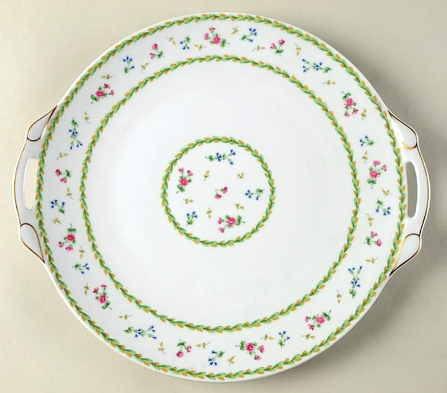 Poe Handled Cake Plate by Bernardaud-1