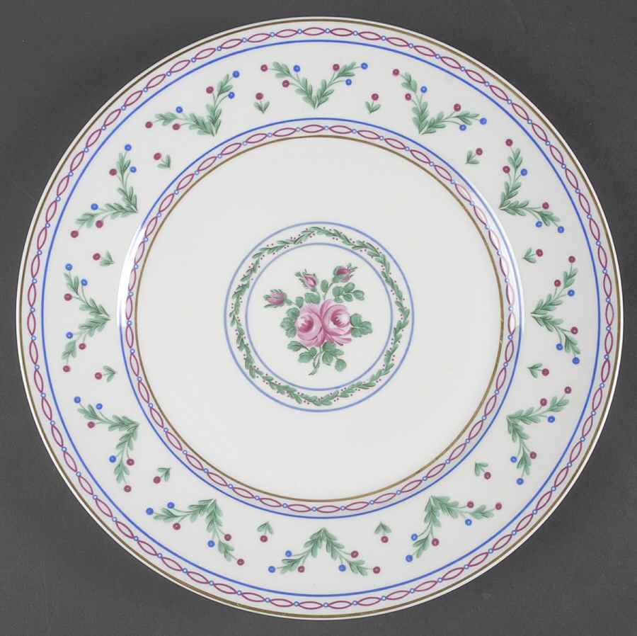 Pompadour (Smooth Edge) Dinner Plate by Bernardaud-1