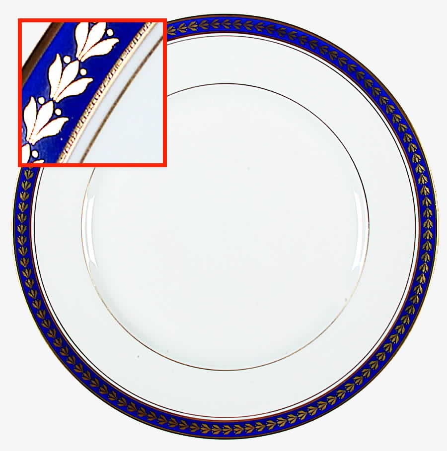Pouilly Cobalt Dinner Plate by Bernardaud-1