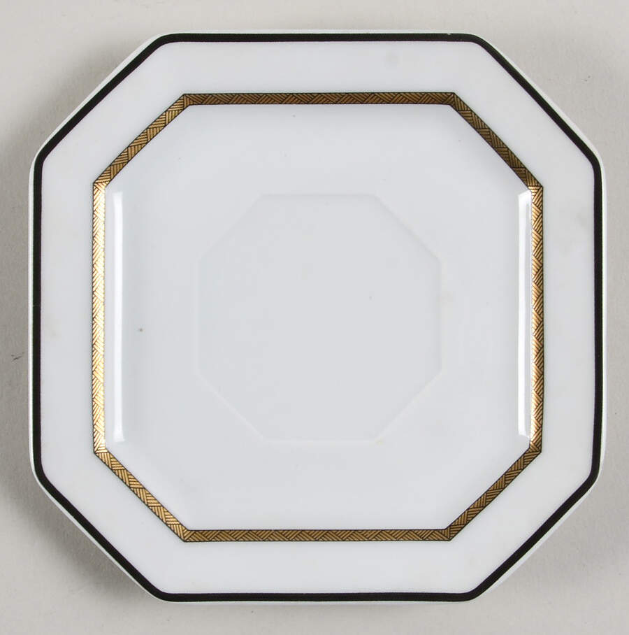 Prince Noir Saucer for Flat Cup by Bernardaud-1