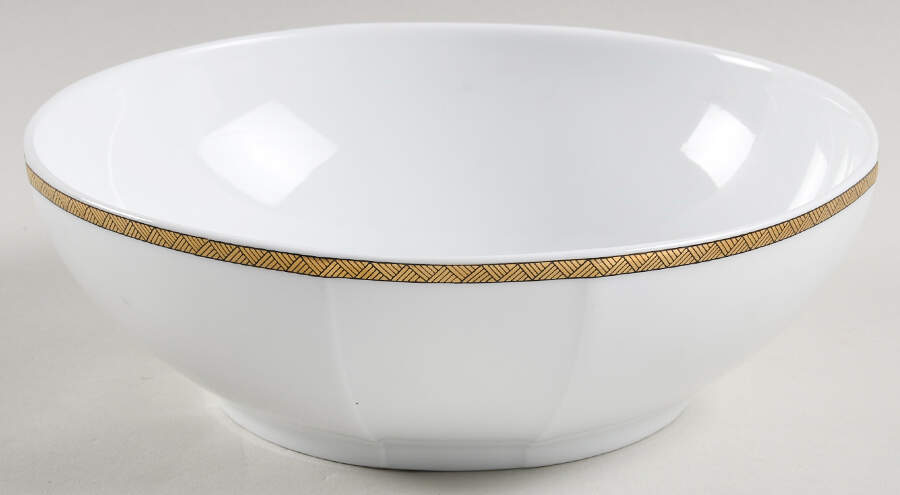 Prince Noir 8" Round Vegetable Bowl by Bernardaud-1