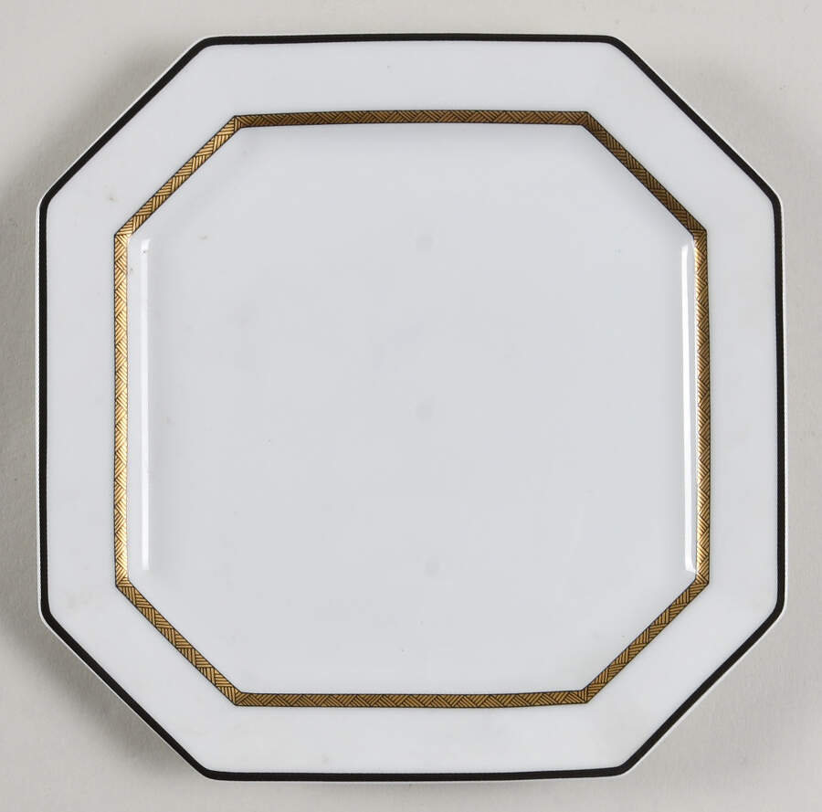 Prince Noir Dessert/Pie Plate by Bernardaud-1