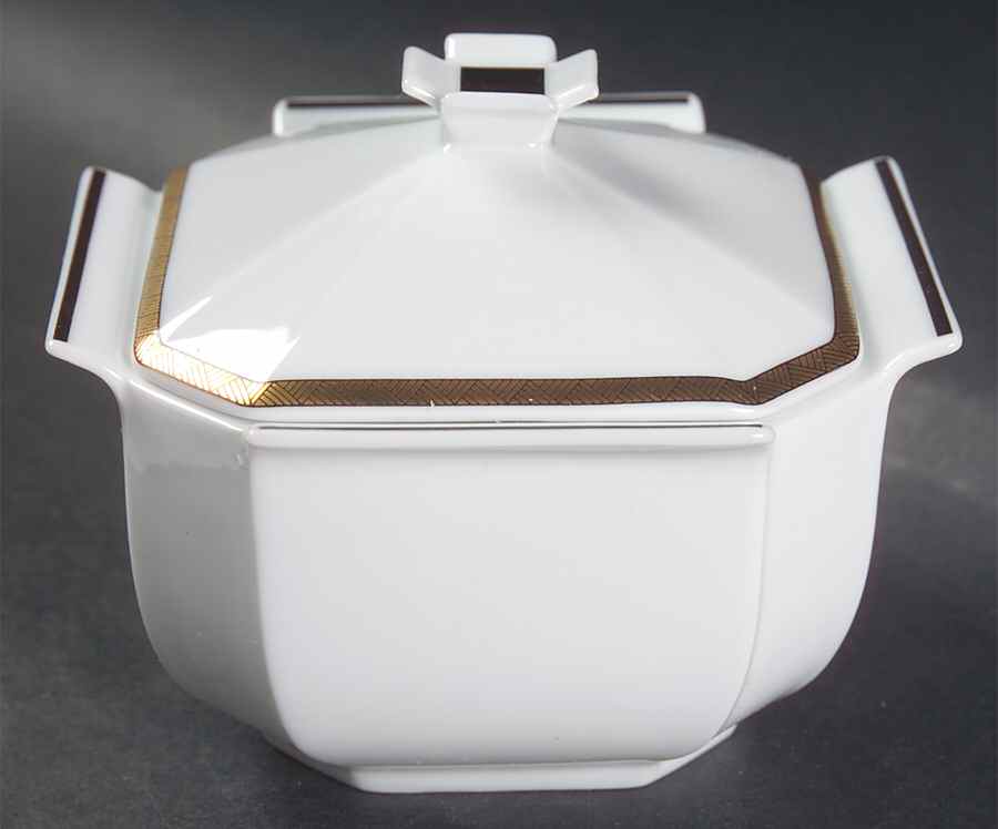 Prince Noir Sugar Bowl & Lid by Bernardaud-1