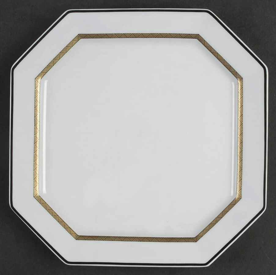 Prince Noir Salad Plate by Bernardaud-1