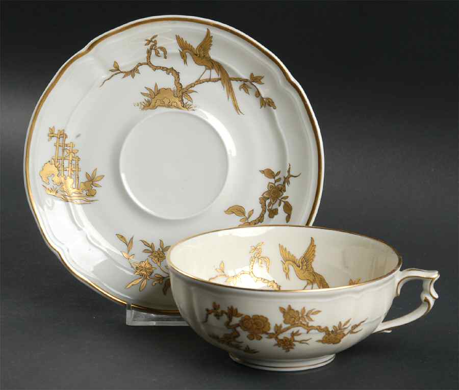 Reine Elizabeth Breakfast Cup & Saucer Set by Bernardaud-1