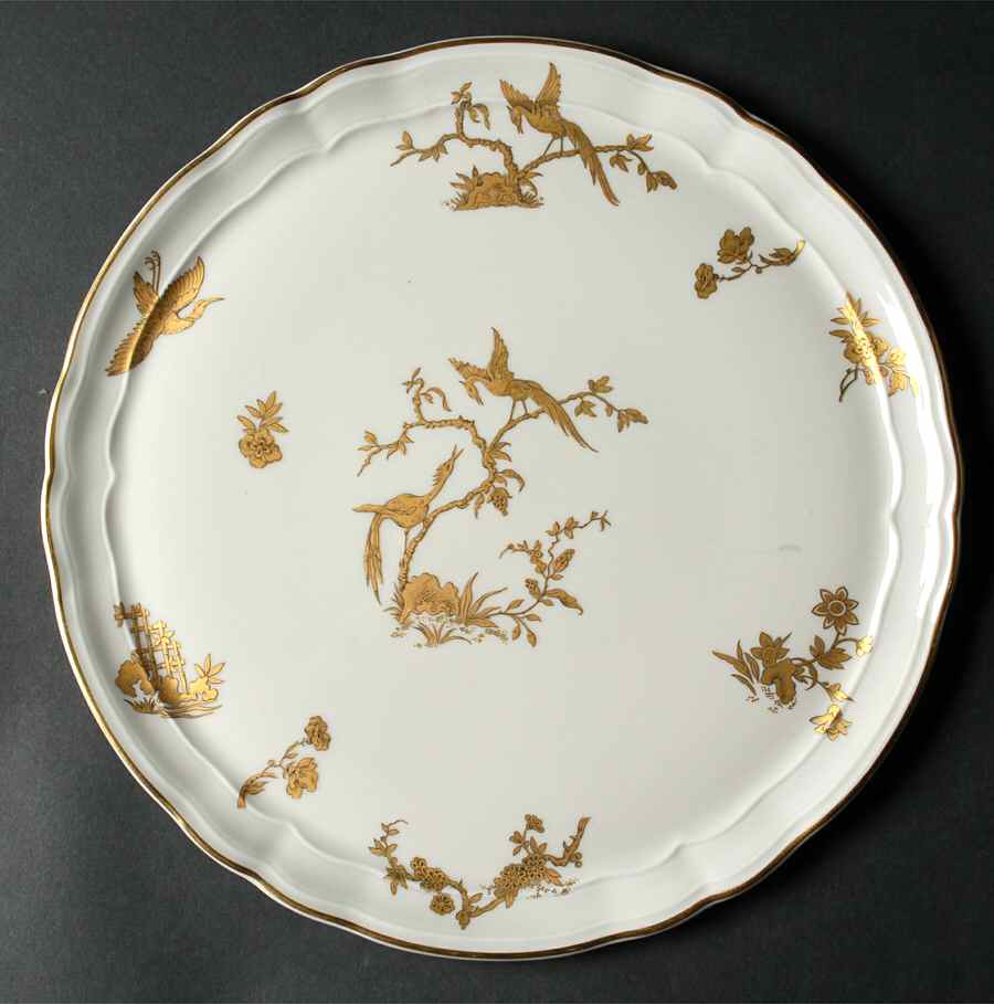 Reine Elizabeth Round Torte Plate by Bernardaud-1