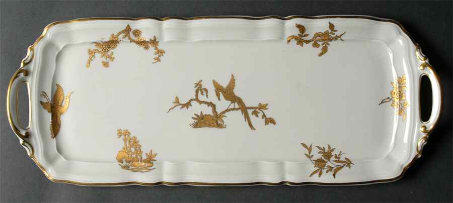 Reine Elizabeth Large Sandwich Tray by Bernardaud-1