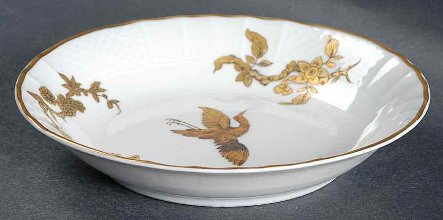 Reine Elisabeth (White Background) Fruit/Dessert (Sauce) Bowl by Bernardaud-1