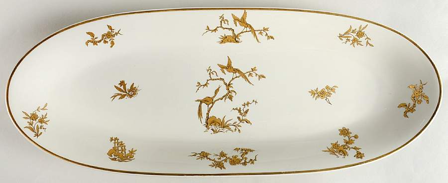 Reine Elisabeth (White Background) 23" Fish Platter by Bernardaud-1