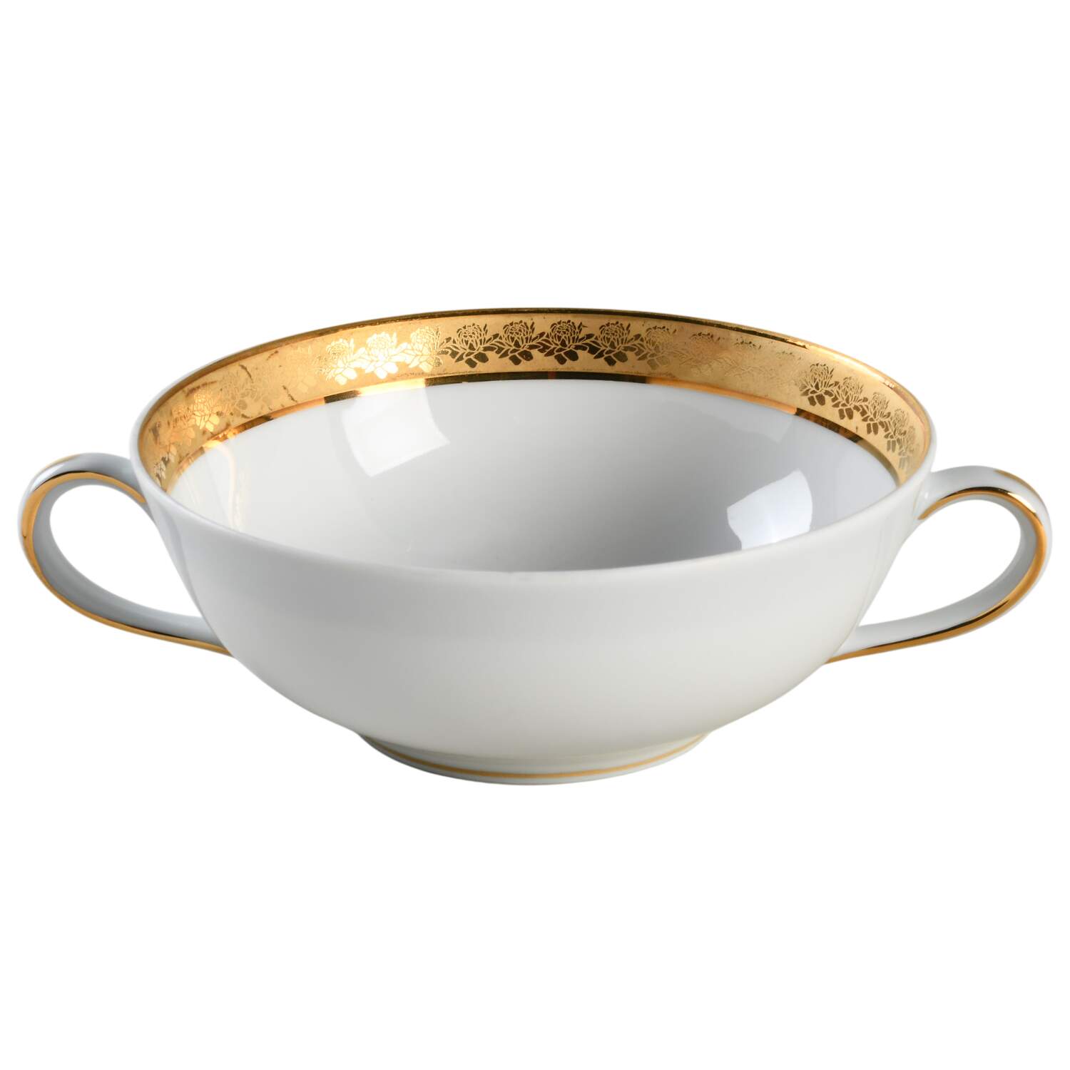 Rhapsody Flat Cream Soup Bowl by Bernardaud-1