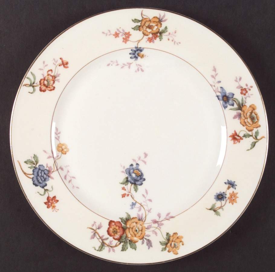 Riviera (Cream & White) Dinner Plate by Bernardaud-1