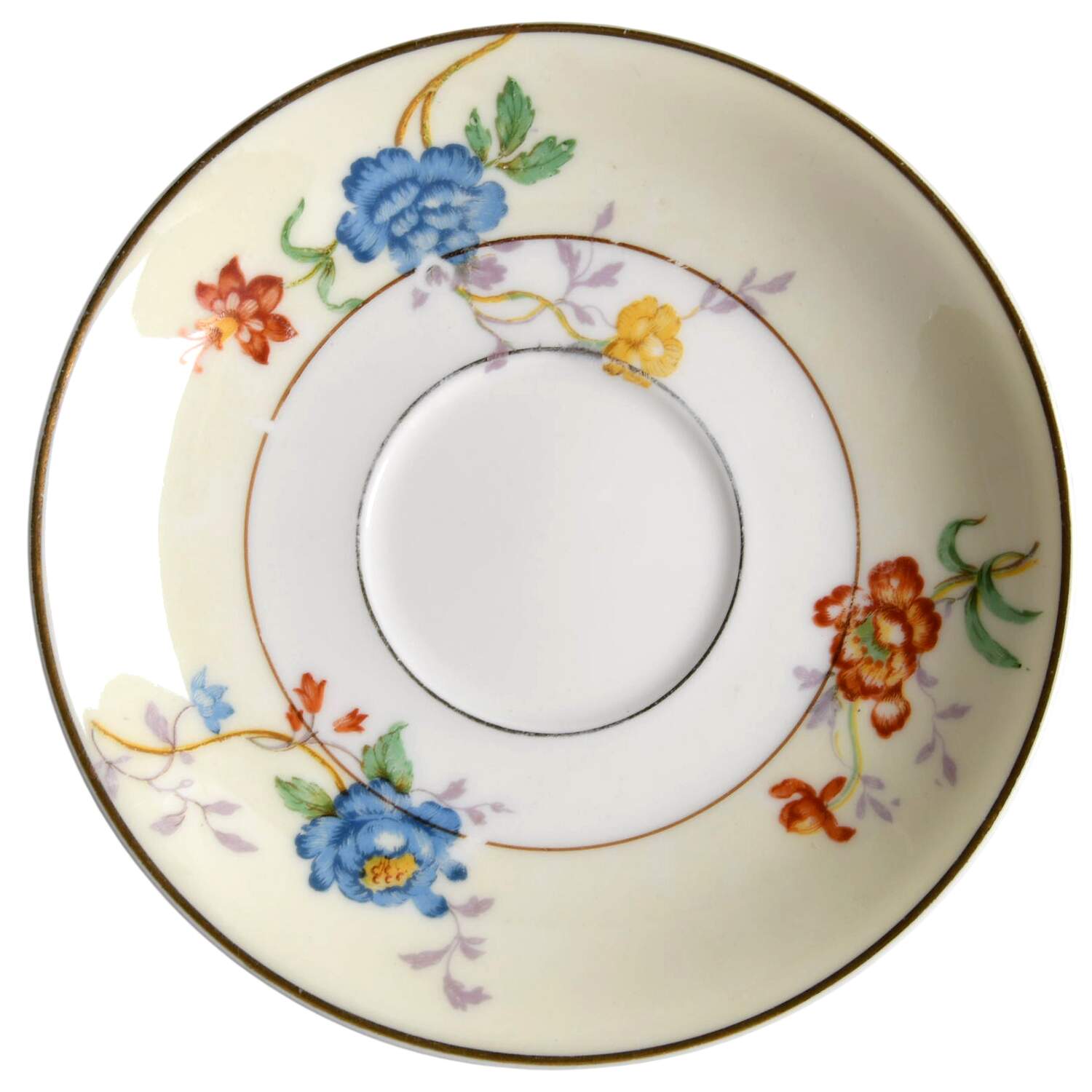 Riviera (Cream & White) Saucer by Bernardaud-1
