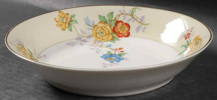Riviera (Cream & White) Coupe Soup Bowl by Bernardaud-1