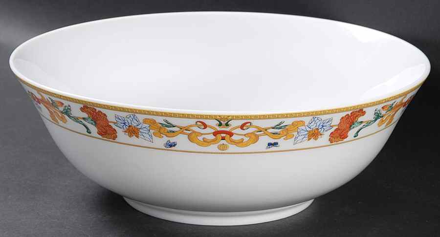 Roma Gold 10" Large Salad Serving Bowl by Bernardaud-1