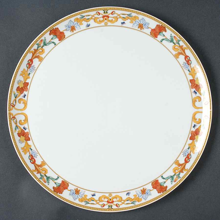 Roma Gold Tart Dish by Bernardaud-1