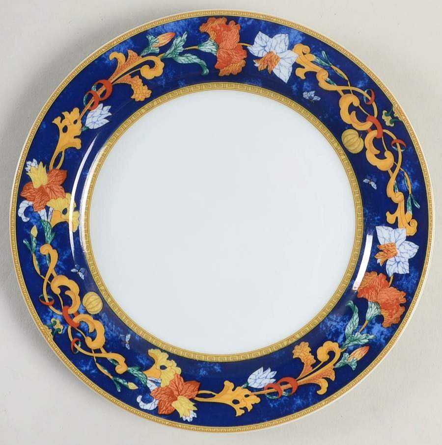 Roma Bleu (Blue) Dessert/Pie Plate by Bernardaud-1