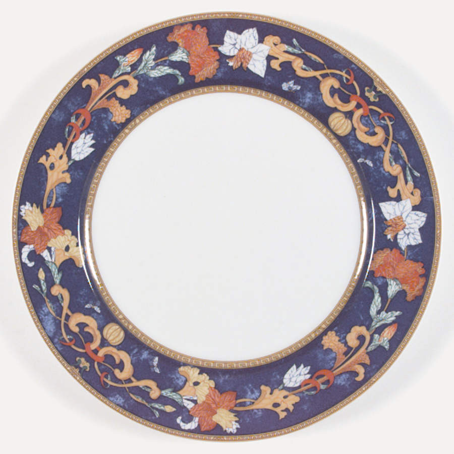 Roma Bleu (Blue) Dinner Plate by Bernardaud-1