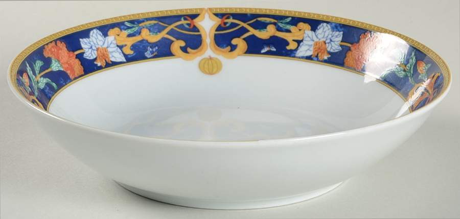 Roma Bleu (Blue) Coupe Soup Bowl by Bernardaud-1