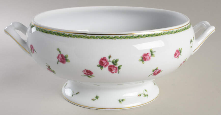 Roses Tureen No Lid by Bernardaud-1