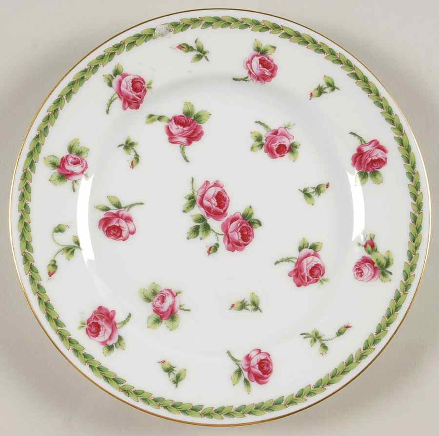 Roses Bread & Butter Plate by Bernardaud-1