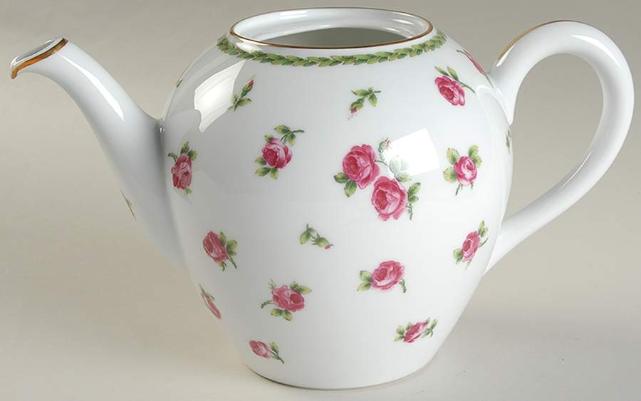 Roses Teapot No Lid by Bernardaud-1