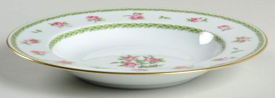 Roses Rim Soup Bowl by Bernardaud-1