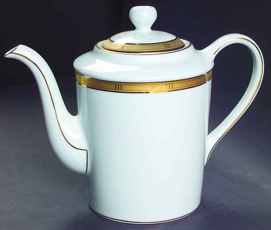 Roulette Coffee Pot & Lid by Bernardaud-1