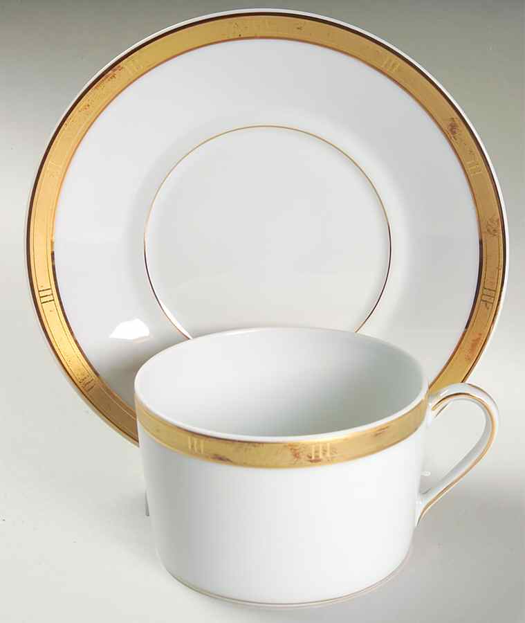 Roulette Oversized Cup & Saucer Set by Bernardaud-1