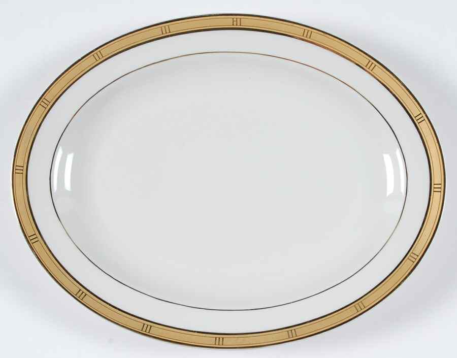 Roulette 11" Oval Serving Platter by Bernardaud-1
