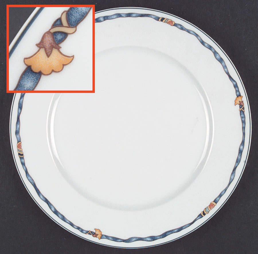 Ruban Bleu Dinner Plate by Bernardaud-1