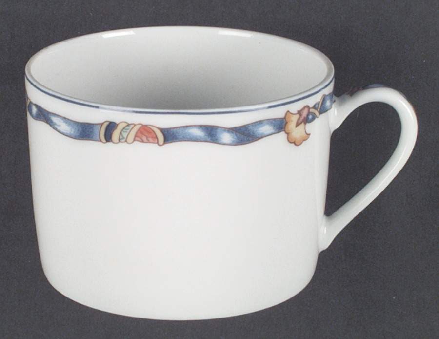 Ruban Bleu Flat Cup by Bernardaud-1