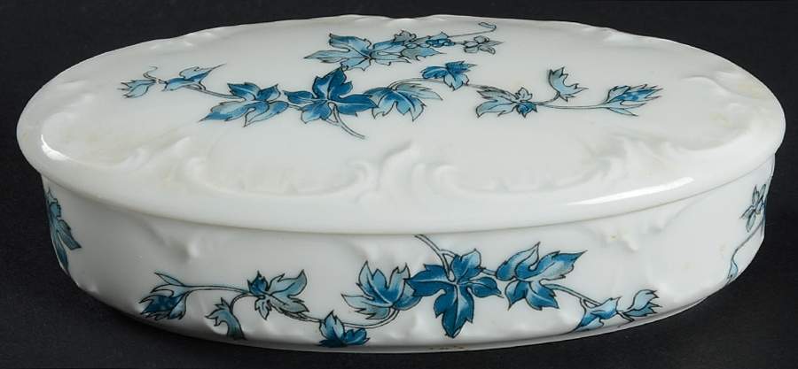 Saint Saens Oval Box & Lid 4" by Bernardaud-1