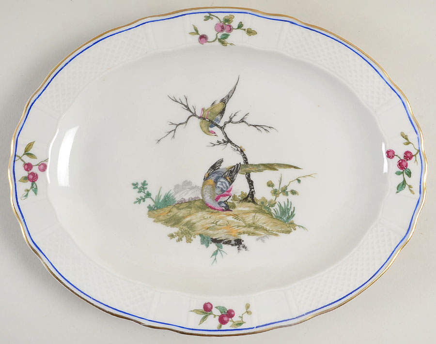 Sceaux 11" Oval Serving Platter by Bernardaud-1