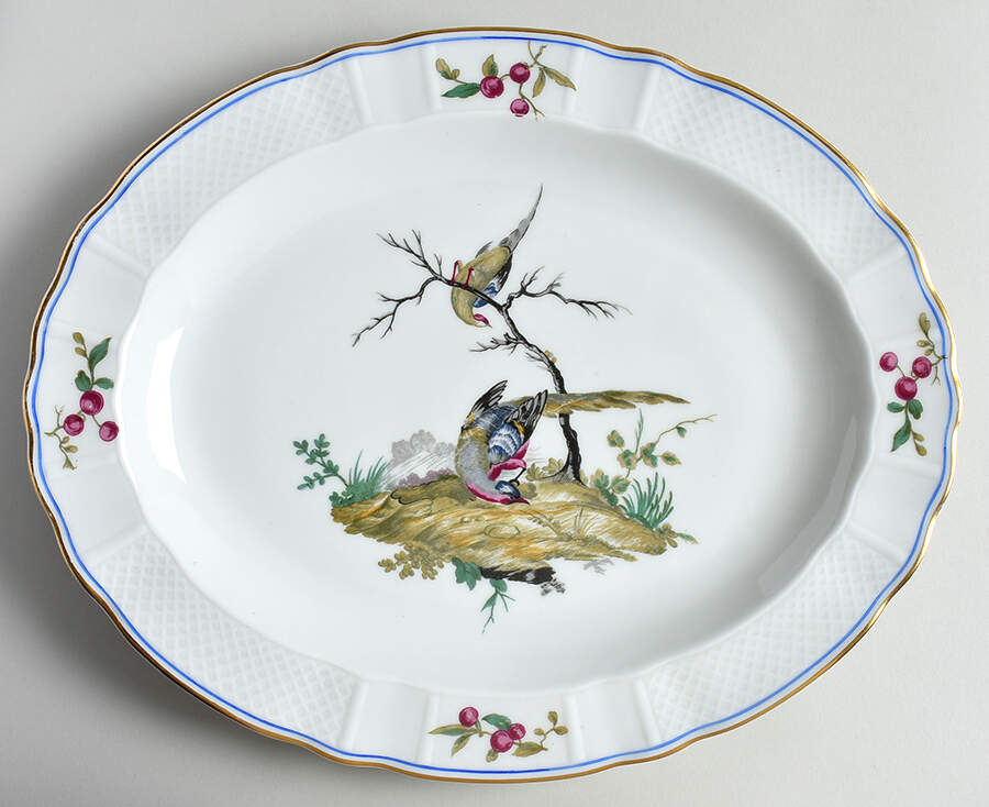 Sceaux 13" Oval Serving Platter by Bernardaud-1