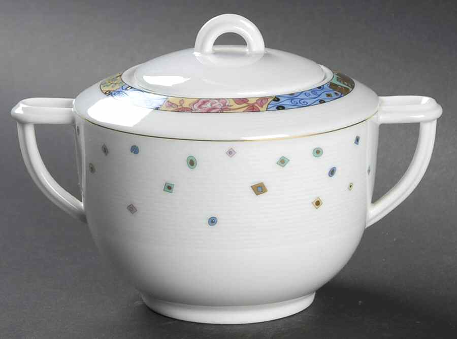 Scherzo Sugar Bowl & Lid by Bernardaud-1