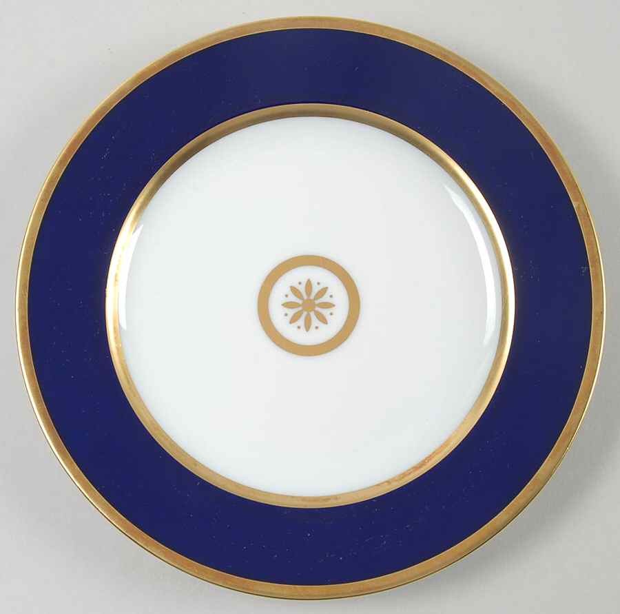 Sparte Cobalt Blue Bread & Butter Plate by Bernardaud-1