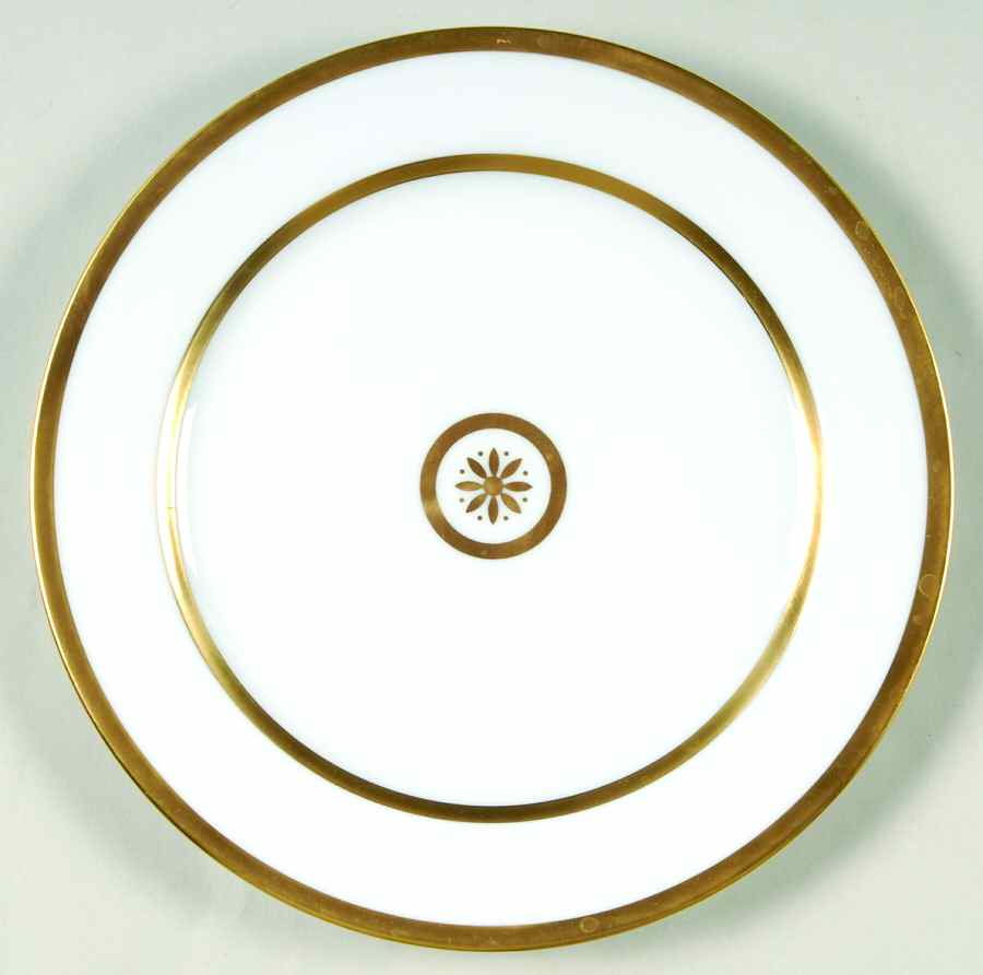 Sparte Gold Dessert/Pie Plate by Bernardaud-1