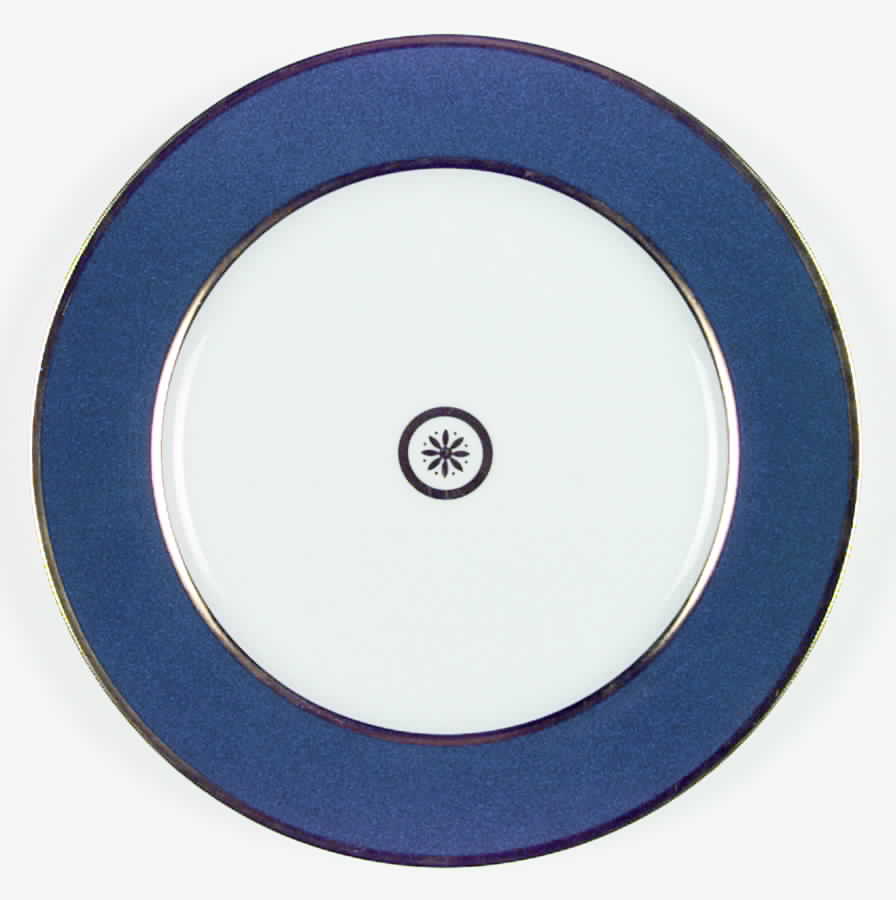 Sparte Slate Blue Dinner Plate by Bernardaud-1