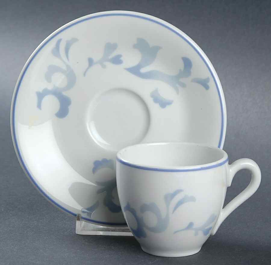 St.Barth Flat Demitasse Cup & Saucer Set by Bernardaud-1