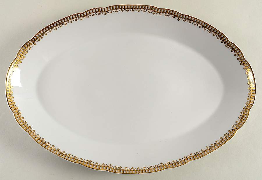 Talleyrand 13" Oval Serving Platter by Bernardaud-1