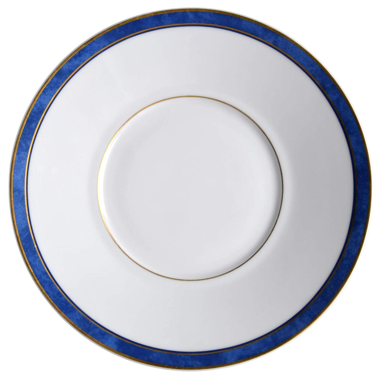 Universe Azure Blue Saucer for Breakfast Cup by Bernardaud-1