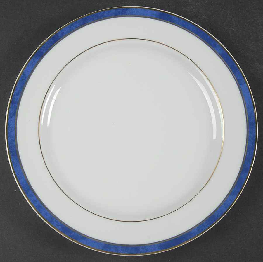 Universe Azure Blue Salad Plate by Bernardaud-1