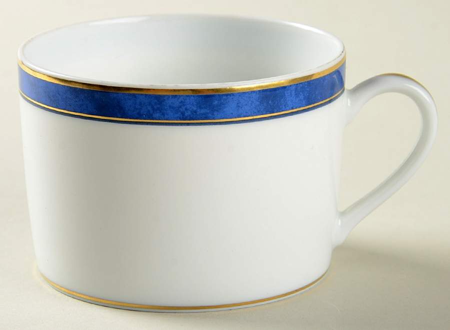 Universe Azure Blue Flat Cup by Bernardaud-1