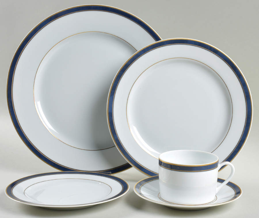 Universe Blue 5 Piece Place Setting by Bernardaud-1
