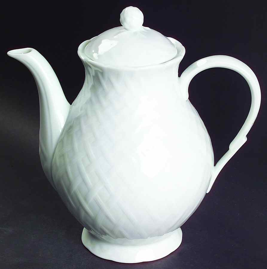 Vannerie (No Trim) Coffee Pot & Lid by Bernardaud-1