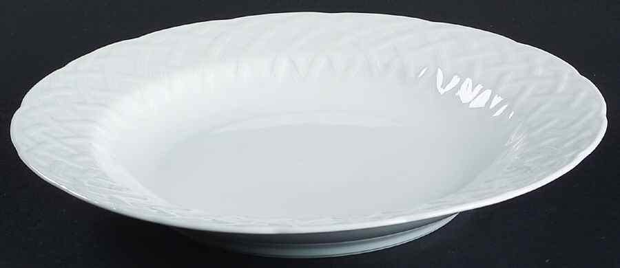 Vannerie (No Trim) Large Rim Soup Bowl by Bernardaud-1
