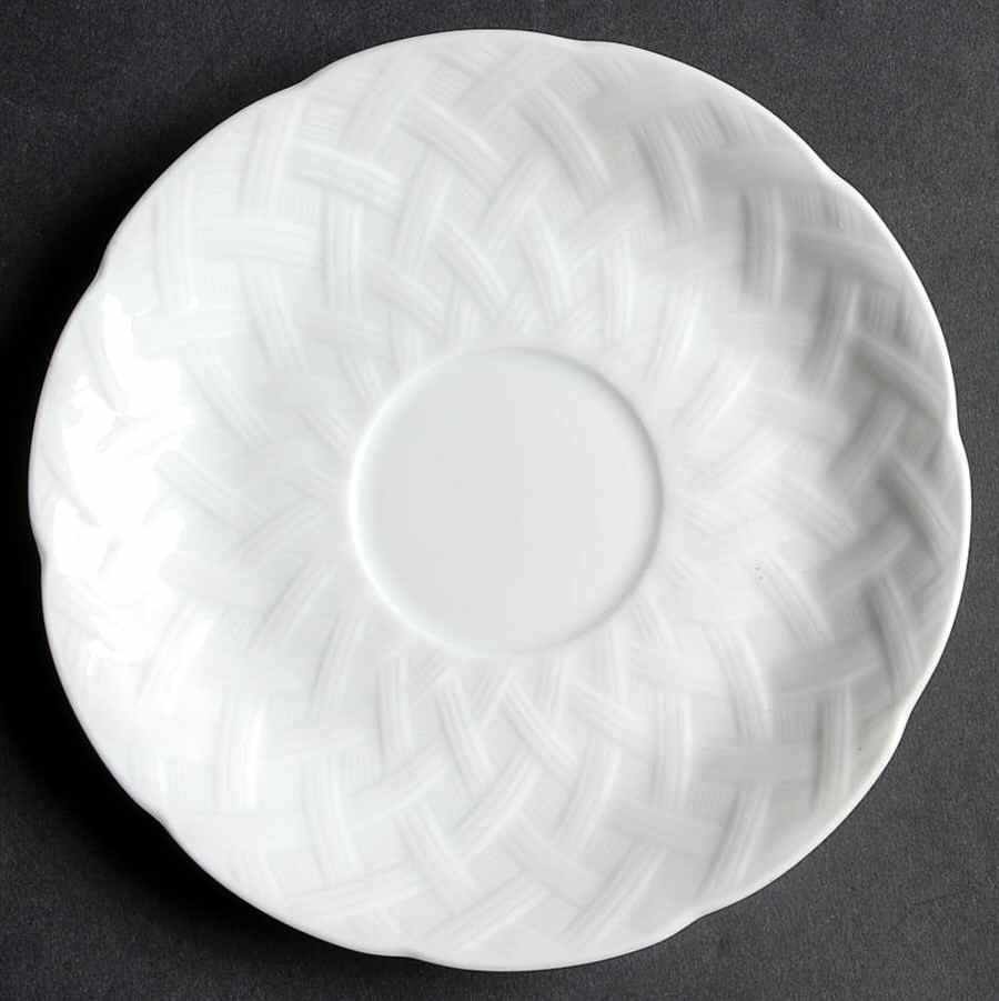 Vannerie (No Trim) Saucer for Flat Cup by Bernardaud-1
