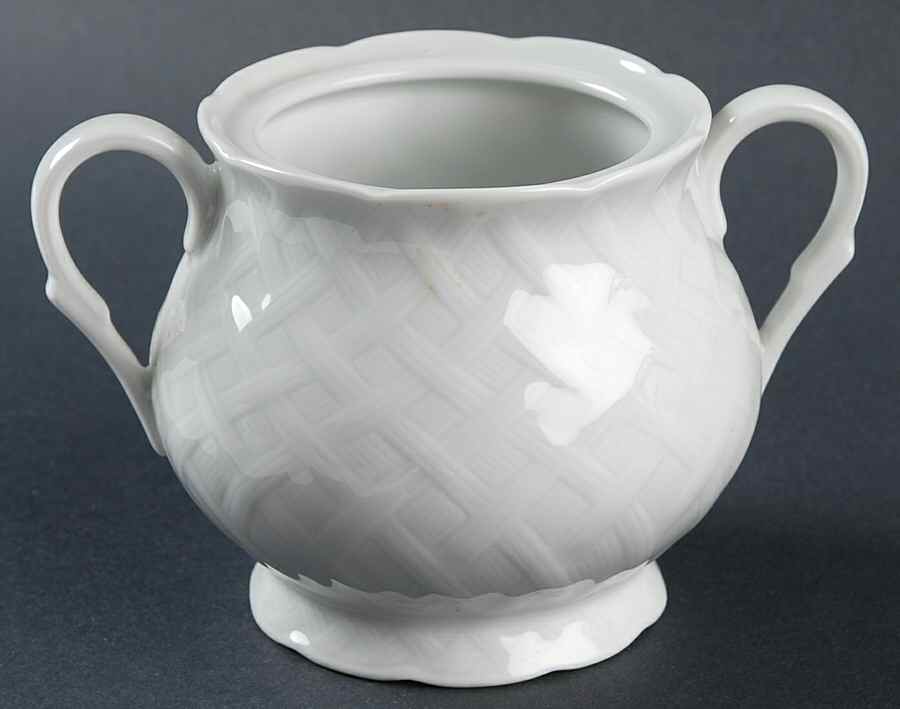 Vannerie (No Trim) Sugar Bowl No Lid by Bernardaud-1